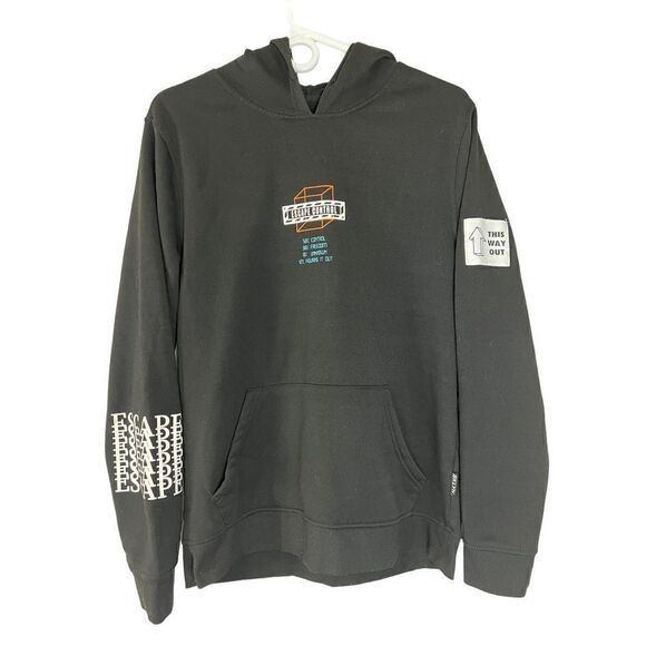Brooklyn Gaming BKLYN Cloth Escape‎ Black Hoodie Size Medium - Picture 3 of 13